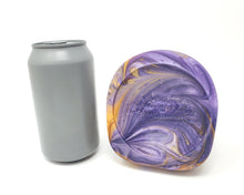 Load image into Gallery viewer, Underside base view of Royal Fetish FEMDOM insertable adult toy on a white background with a soda can for scale