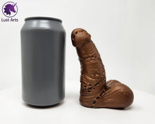 Load image into Gallery viewer, Frank&#39;s Monster adult toy next to a soda can for scale
