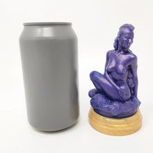 Load image into Gallery viewer, A Lady size Jasmine&#39;s Garden Penetratable adult toy next to a can on a grey background 
