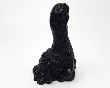 Load image into Gallery viewer, Mosswood Dragon fantasy adult toy in a black color on a while background
