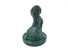 Load image into Gallery viewer, Back side view of a Tentacle dildo from Lust Arts in an example custom color combination on a white background
