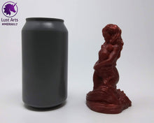 Load image into Gallery viewer, Preview photo showing underside of a pre-made Mermaid adult toy next to a standard size soda can for scale
