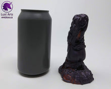 Load image into Gallery viewer, Preview photo rotating around a pre-made Mermaid adult toy next to a standard size soda can for scale
