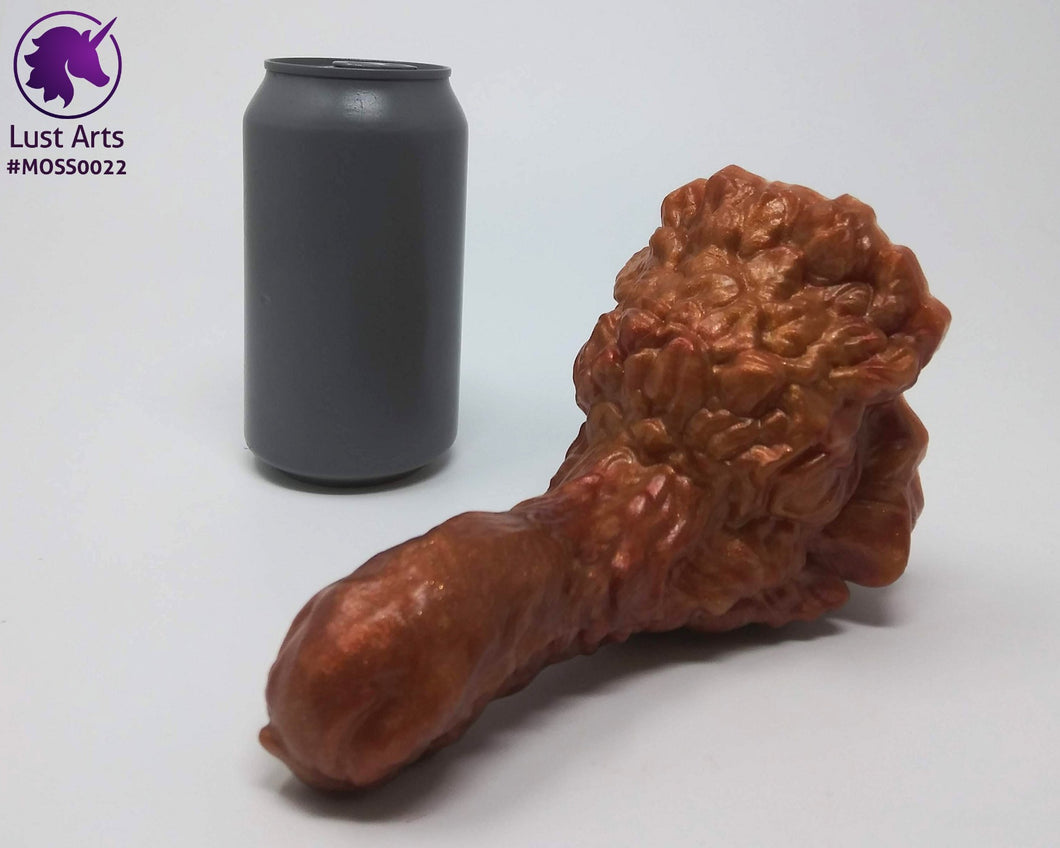 Preview photo of pre-made toy next to a standard size soda can for scale